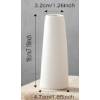 7.9" White Ceramic